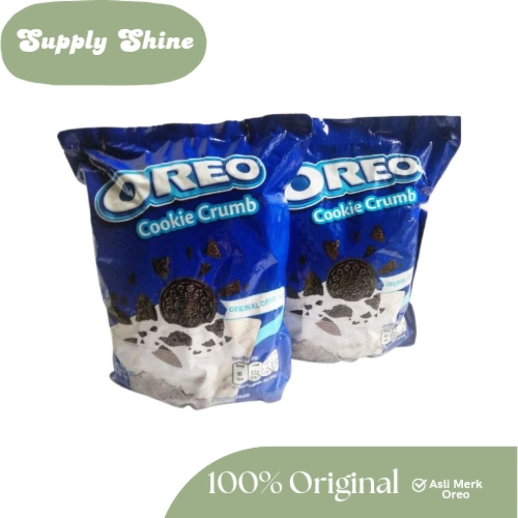 

REPACK Oreo Crumble 250gr Asli – Crushed Oreo Original Premium | Topping Dessert & Minuman