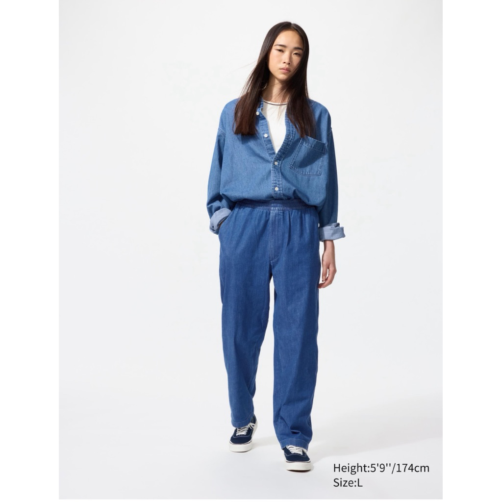 Preloved Ankle Rilex Pants Uniqlo