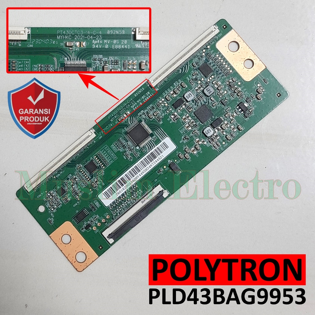 Tcon TV LED Polytron PLD43BAG9953 43BAG9953