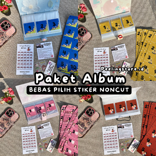 

(BEBAS PILIH STIKER) PAKET ALBUM MENABUNG METODE NOMOR URUT 1-120 / PAKET ALBUM MENABUNG METODE NOMOR URUT 1-240 /PAKET MENABUNG / TANTANGAN MENABUNG / ALBUM NABUNG