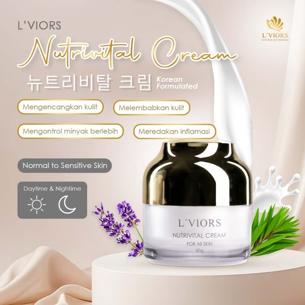 L'VIORS Nutrivital Cream Moisturizer Collagen LVIORS
