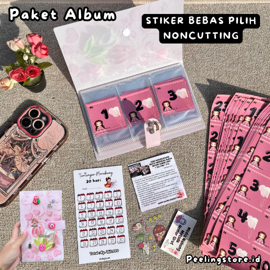 

(BEBAS PILIH STIKER) PAKET ALBUM MENABUNG METODE NOMOR URUT 1-120 / PAKET ALBUM MENABUNG METODE NOMOR URUT 1-240 /PAKET MENABUNG / TANTANGAN MENABUNG / ALBUM NABUNG