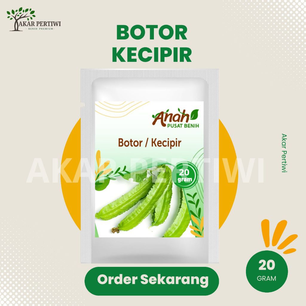 AKAR PERTIWI - Benih Biji Bibit Botor Kecipir Unggul Panjang 20 Gram