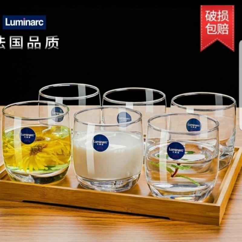 1 Set ISI 6 PCS LUMINARC GELAS WHISKEY VIGNE 310 ML LUMINARC - GELAS KACA - GELAS BEER