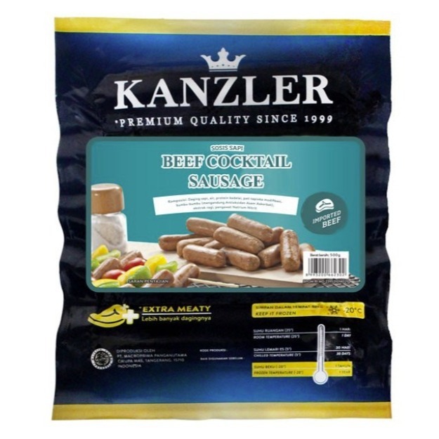 

Kanzler Beef Cocktail 500GR - GOSEND GRAB Only!!!