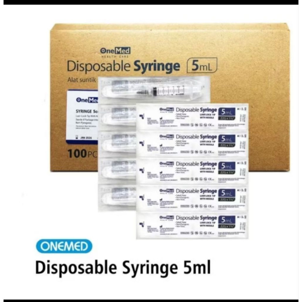 syringe 5cc onemed