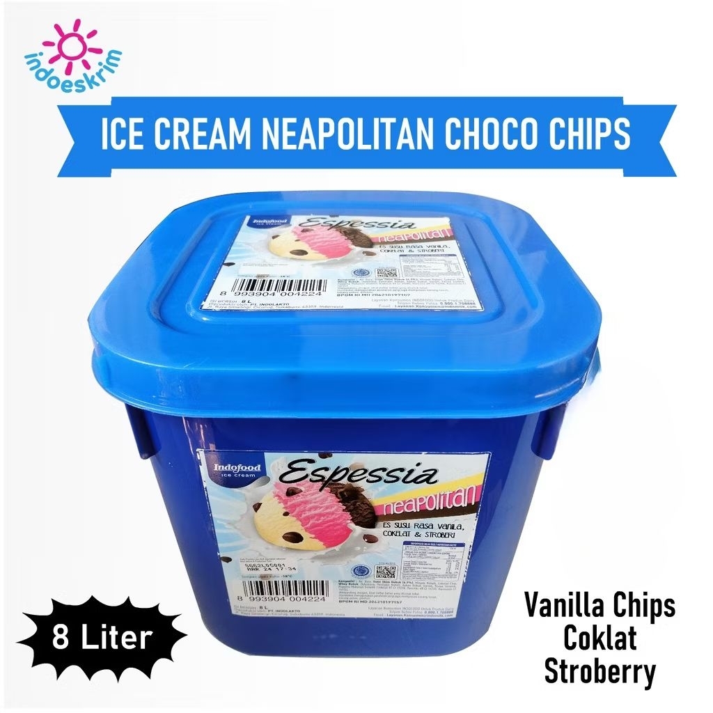 

Ice Cream Es Krim Indoeskrim Espressia Neapolitan 3in1 8 liter