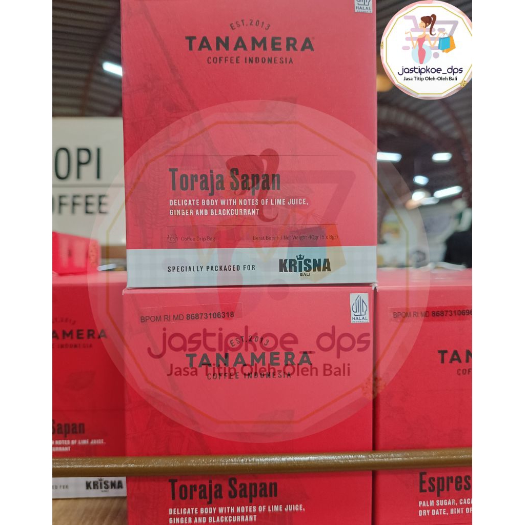 

KOPI BALI TORAJA SAPAN TANAMERA KEMASAN BOX 40GR + BUBBLE WRAP