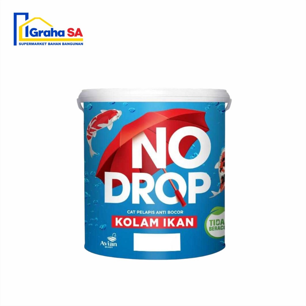 NO DROP KOLAM IKAN BIRU/HITAM 1KG