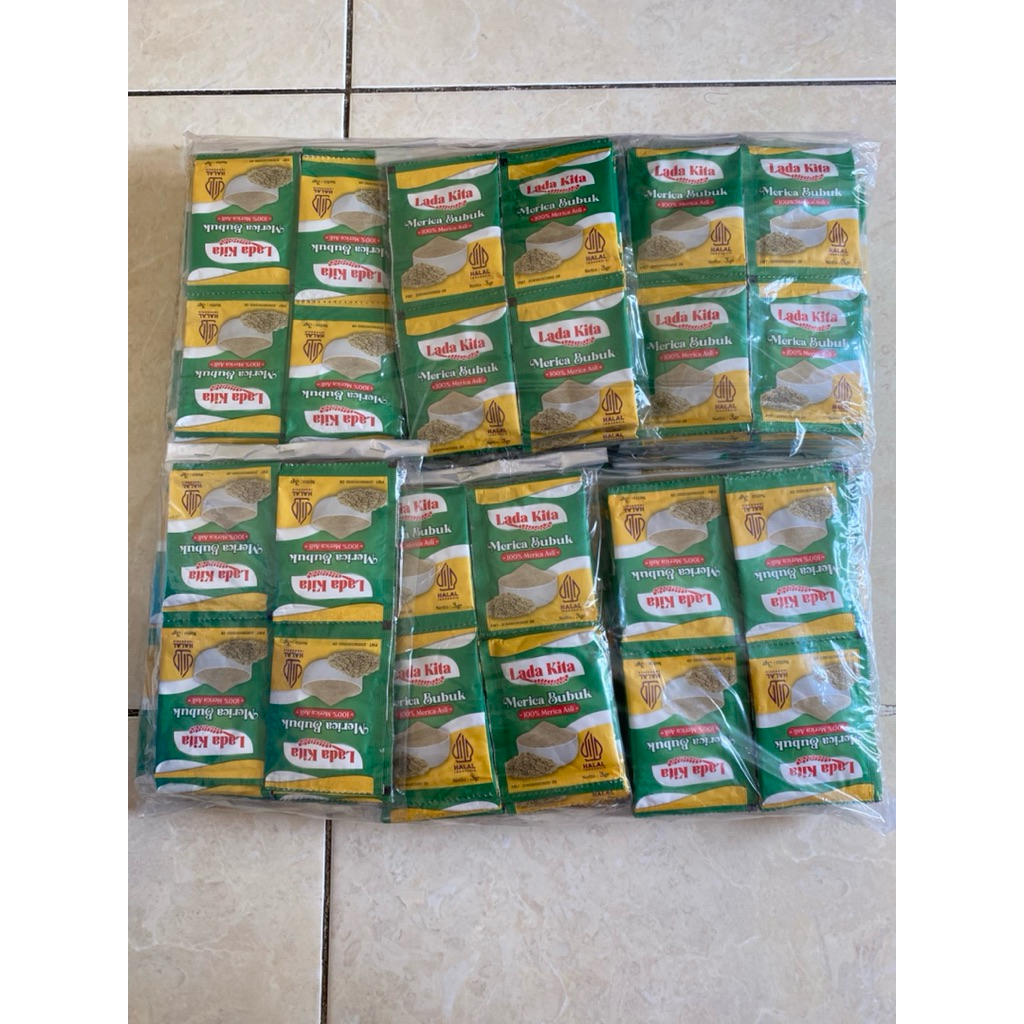

lada kita 18 pack X 24 sachet X 3 gram (432 sachet)