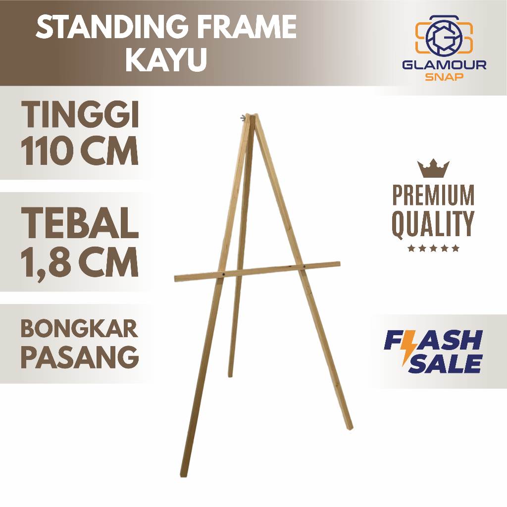 

STANDING FRAME KAYU | STANDING TRIPOD KAYU | STAND FRAME FOTO | STAND KANVAS | WEDDING SIGN | PENYANGGA FOTO SANDARAN BINGKAI STANDING FOTO DEKORASI WEDDING