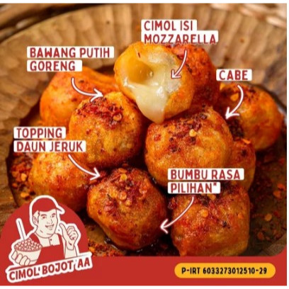 

Cemilan Cimol Mozzarella/Cimol Bojot AA Mozzarella Frozen Food