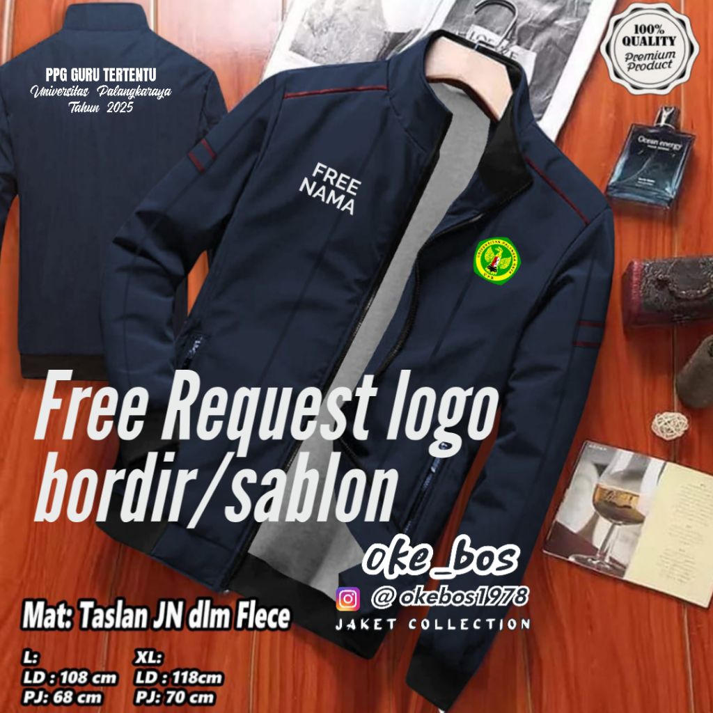 JAKET PPG DALJAB PILOTING 1,2,3,45,6 TAHUN 2024-2025 FREE REQUEST DESAIN LOGO UNIVERSITAS NAMA/JAKET