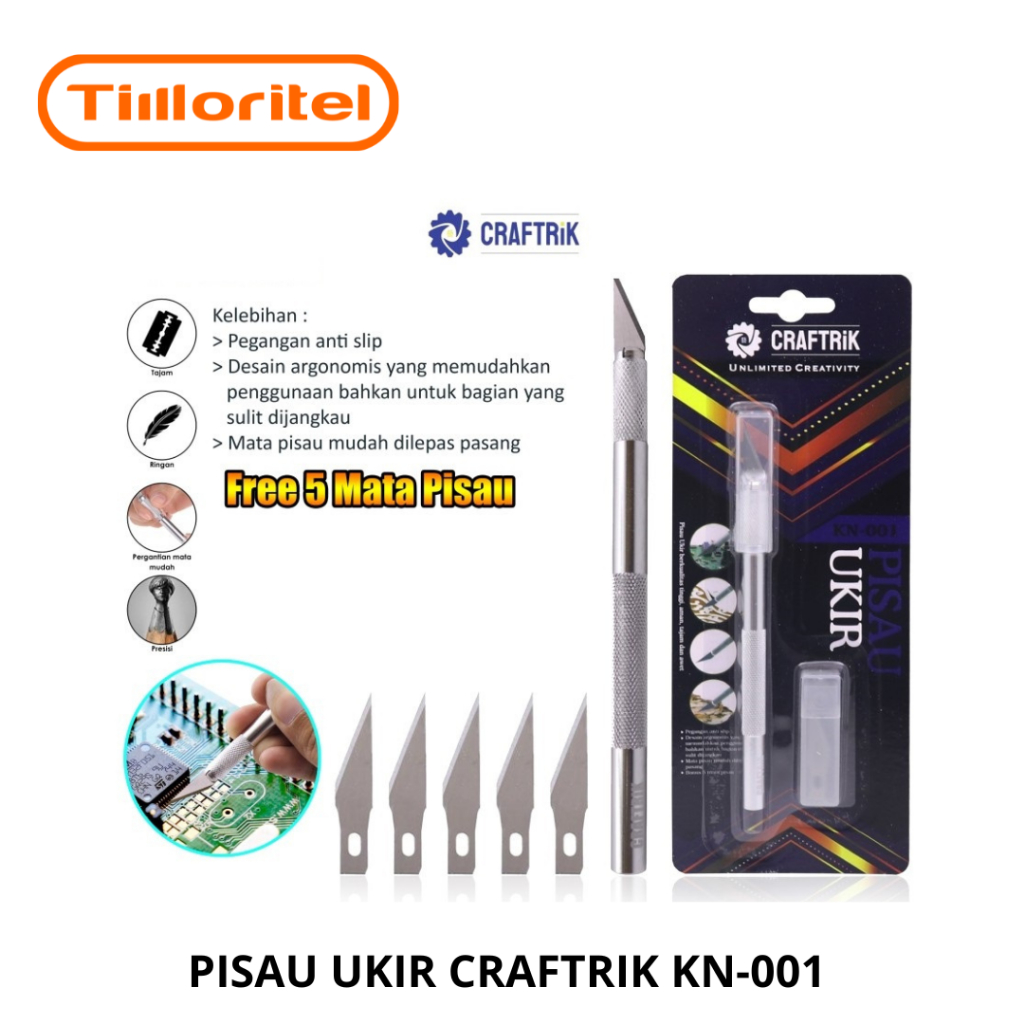 

PISAU UKIR CRAFTRIK KN-001