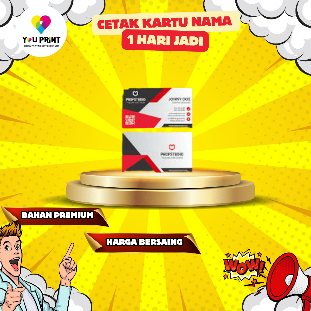 

cetak kartu nama 1 box kualitas premium bisa custom nama / ukuran dan desain