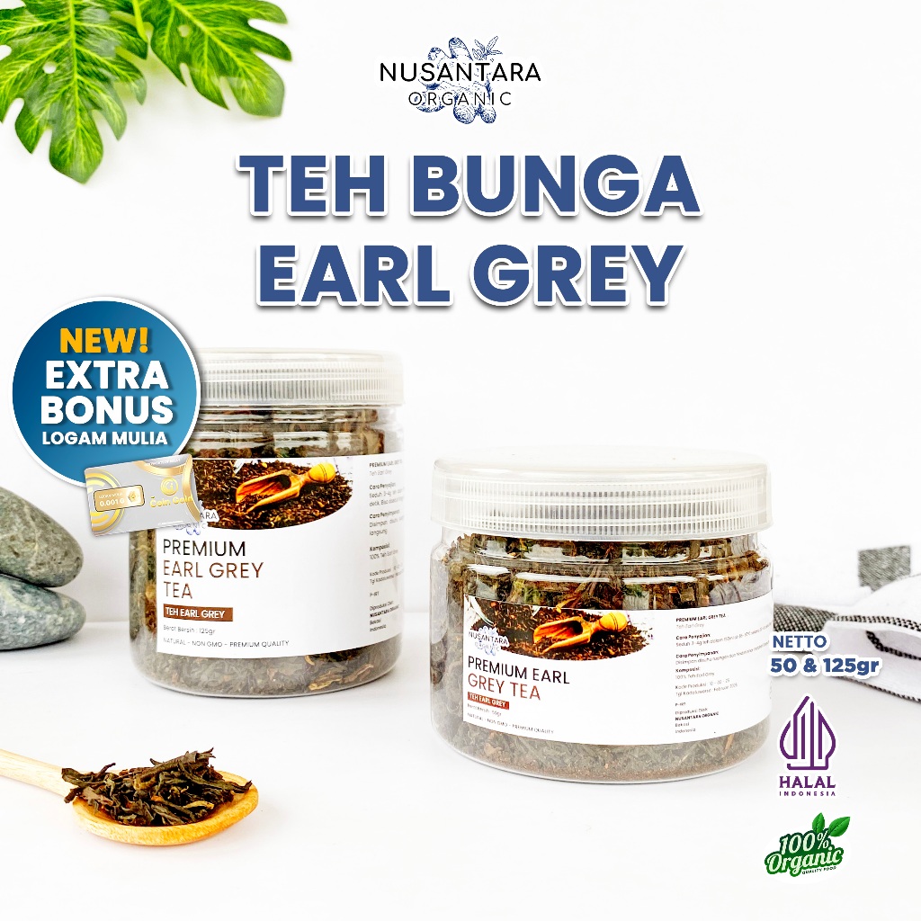 

Nusantara Organic Teh Grey Tea Sehat Organik Herbal Alami Tradisional Minuman Indonesia