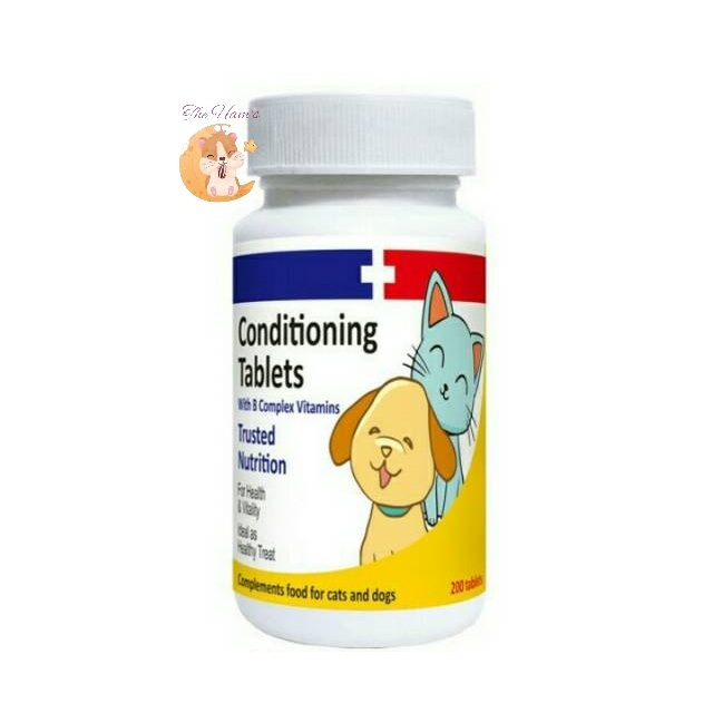 (The Ham's) Tablet Vitamin Kucing Vitamin Anjing Vitamin Hewan Raid All Conditioning Tablet
