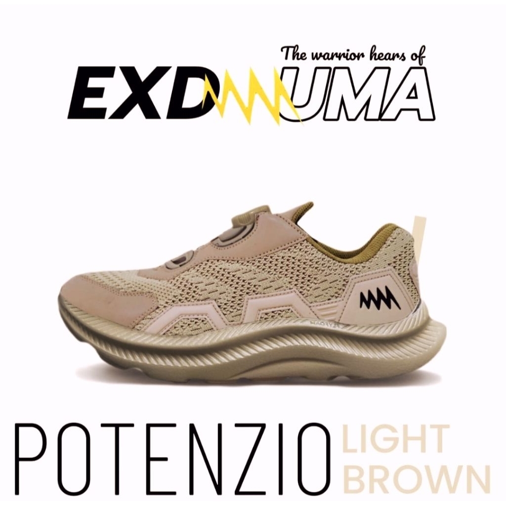 SEPATU EXDUMA POTENZIO LIGHT BROWN/GURUN/SEPATU COKLAT TACTICAL TALI PUTAR ORIGINAL 2025/SEPATU SNEA