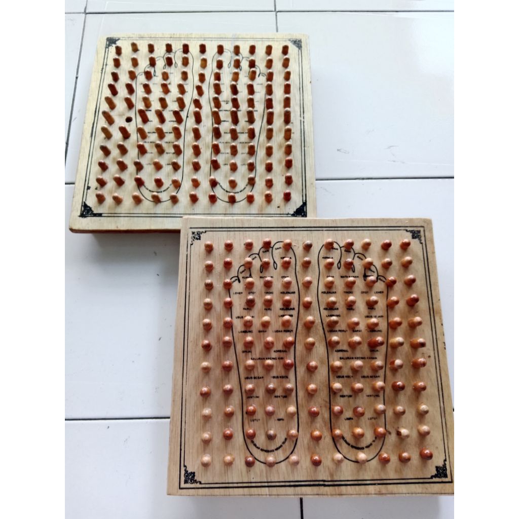 Papan Refleksi Terapi Kayu Kesehatan Melancarkan Peredaran Darah untuk Kaki Papan Refleksi Terapi