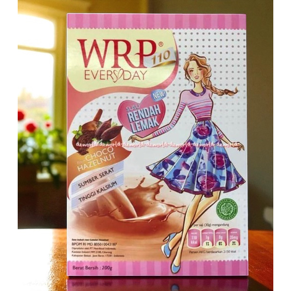 

WRP Everyday Choco Hazelnut 200gr Susu WRP Every Day Coklat Hazel nut Everydai Rasa Coklat Chocolate Milk W.R.P Susu Klasium Untuk Diet Pelangsing Badan Tidak Bikin Membuat Gemuk