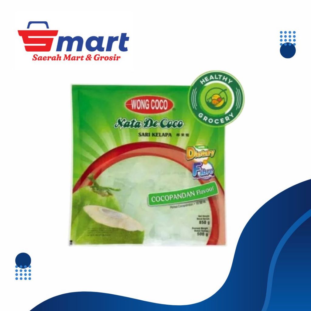 

Wong coco nata de coco cube 800gr