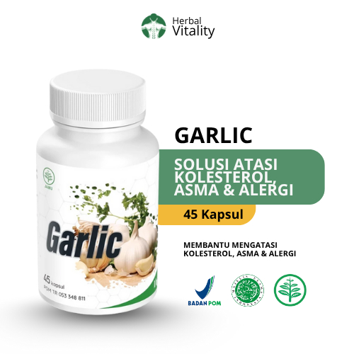 

Garlic Liza Herbal untuk Kolesterol Asma dan Alergi