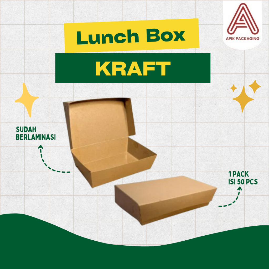 LUNCH BOX BETAPACK UKURAN MEDIUM DAN LARGA ISI 50 PCS