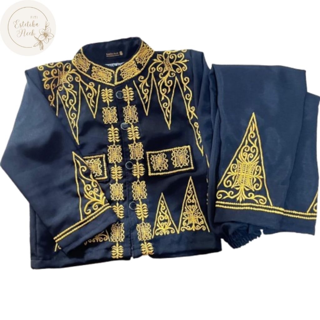 BAJU KARNAVAL ANAK COWOK ACEH MOTIF PINTU ACEH TK-SMA 06