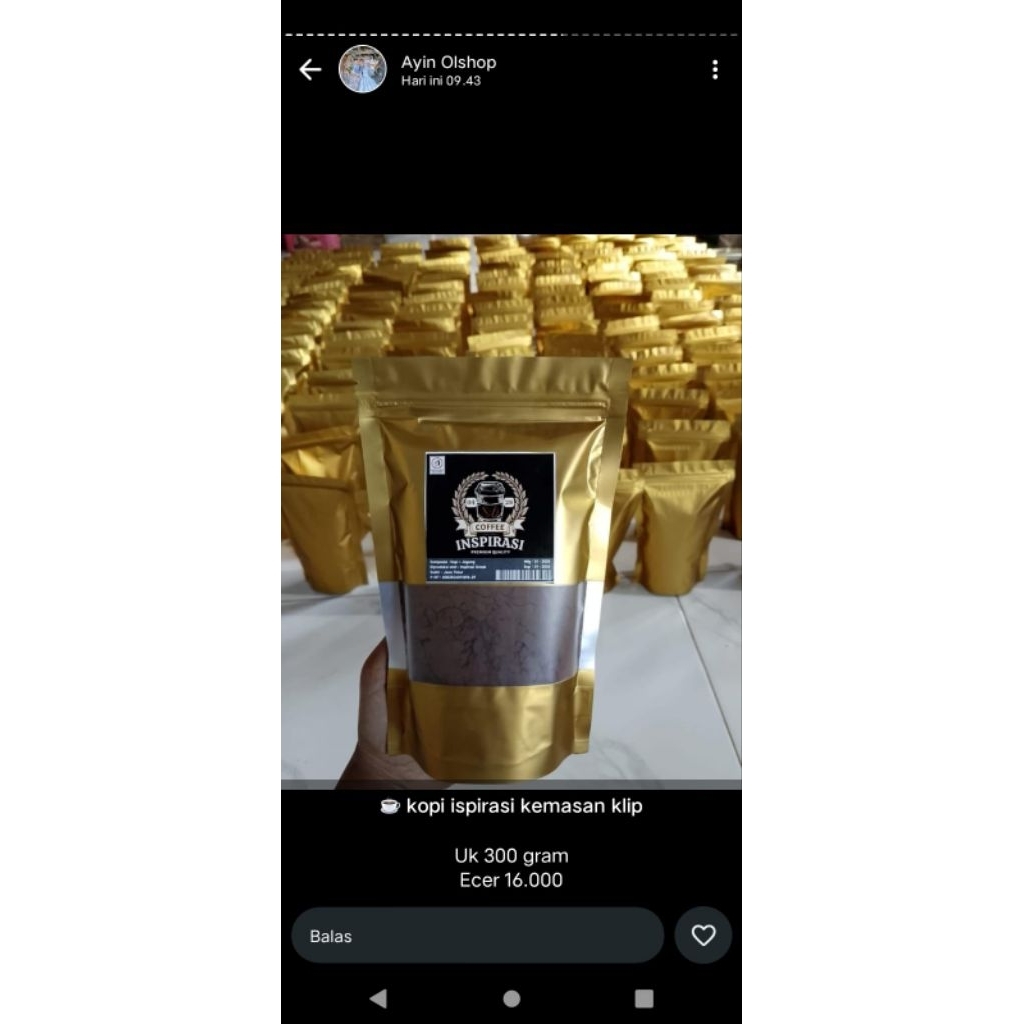 

Kopi Bubuk Inspirasi Viral