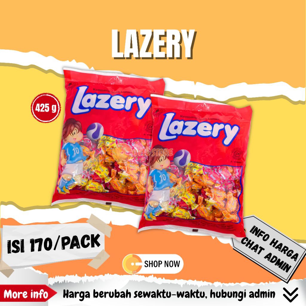 

Permen Lazery 170/pack @425g