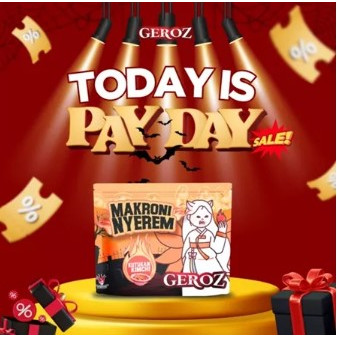 

TOP"Geroz - Makroni Nyerem Rasa Kimchi Renyah
