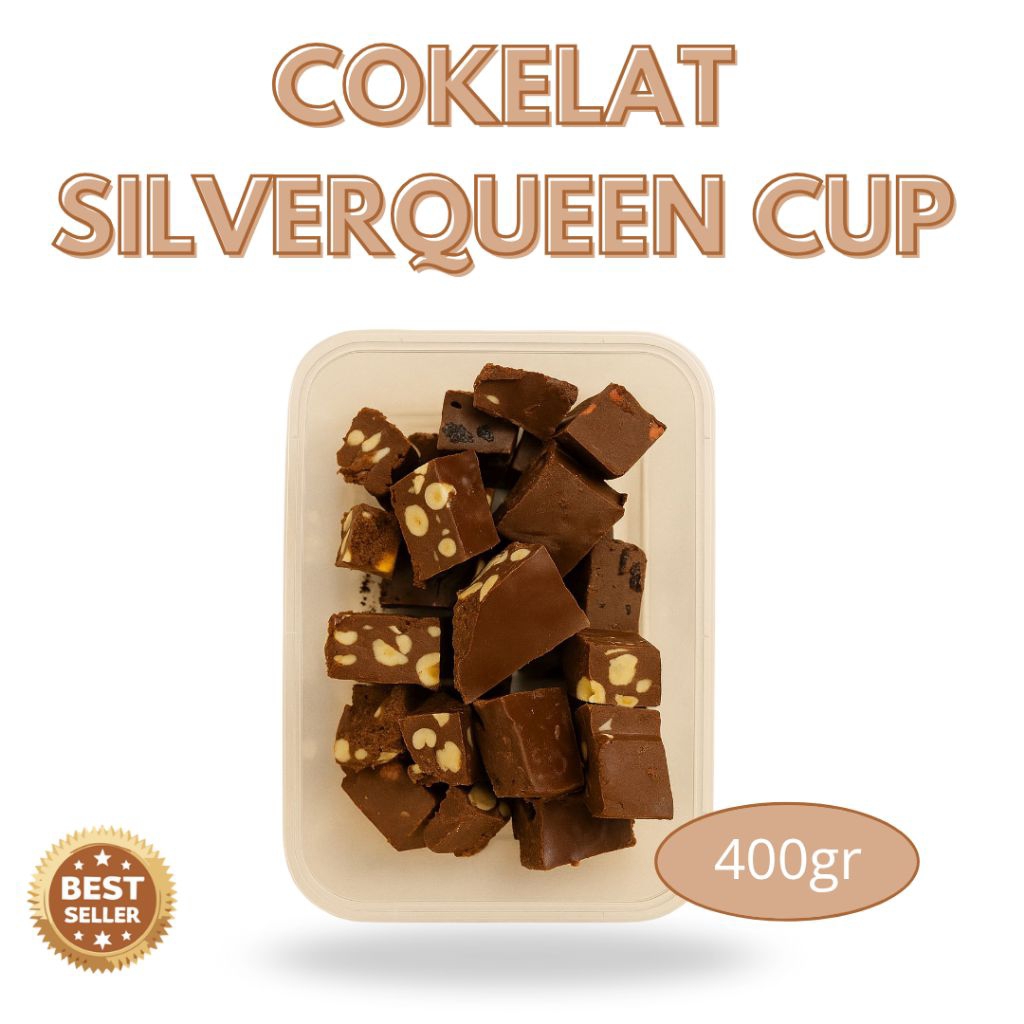 

Silverqueen cup | isi kacang mede mix kismis 400gr
