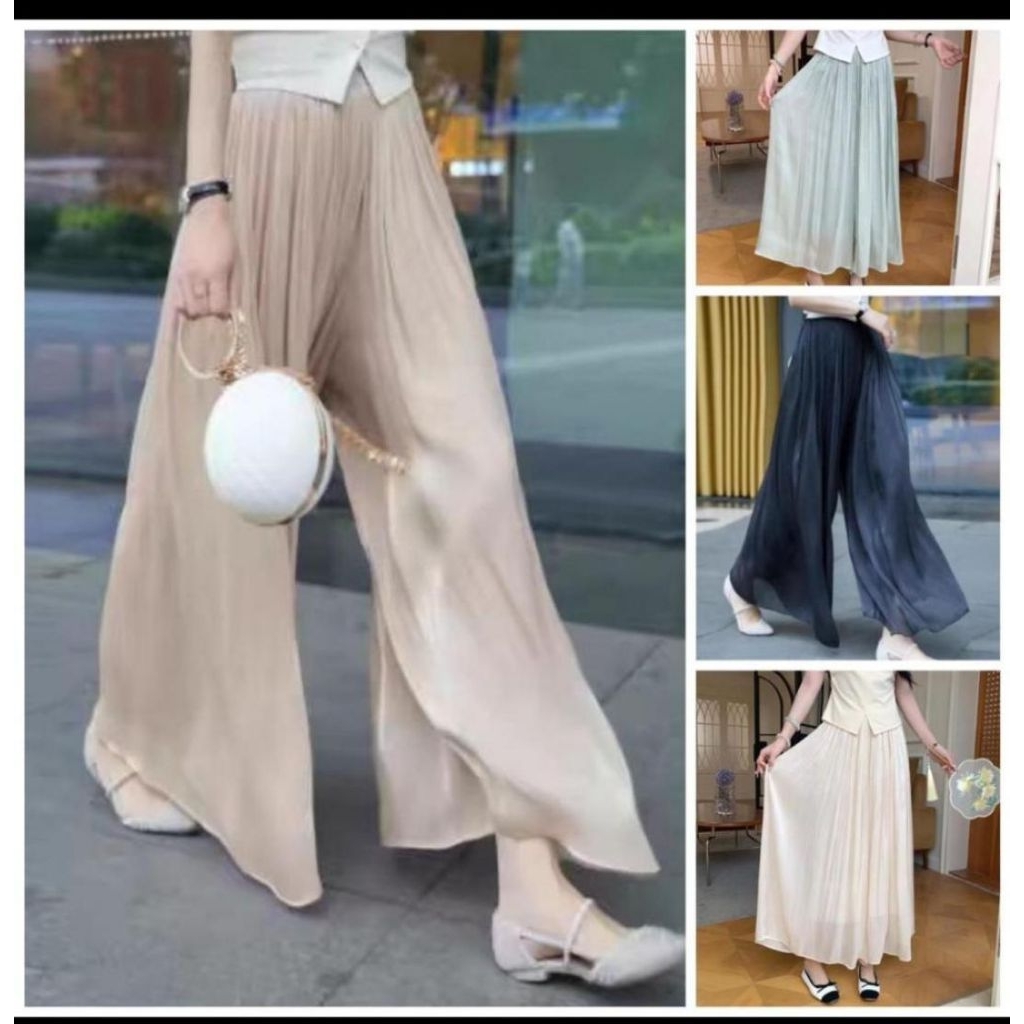 Aa_store CELANA KULOT SHIMER SILK