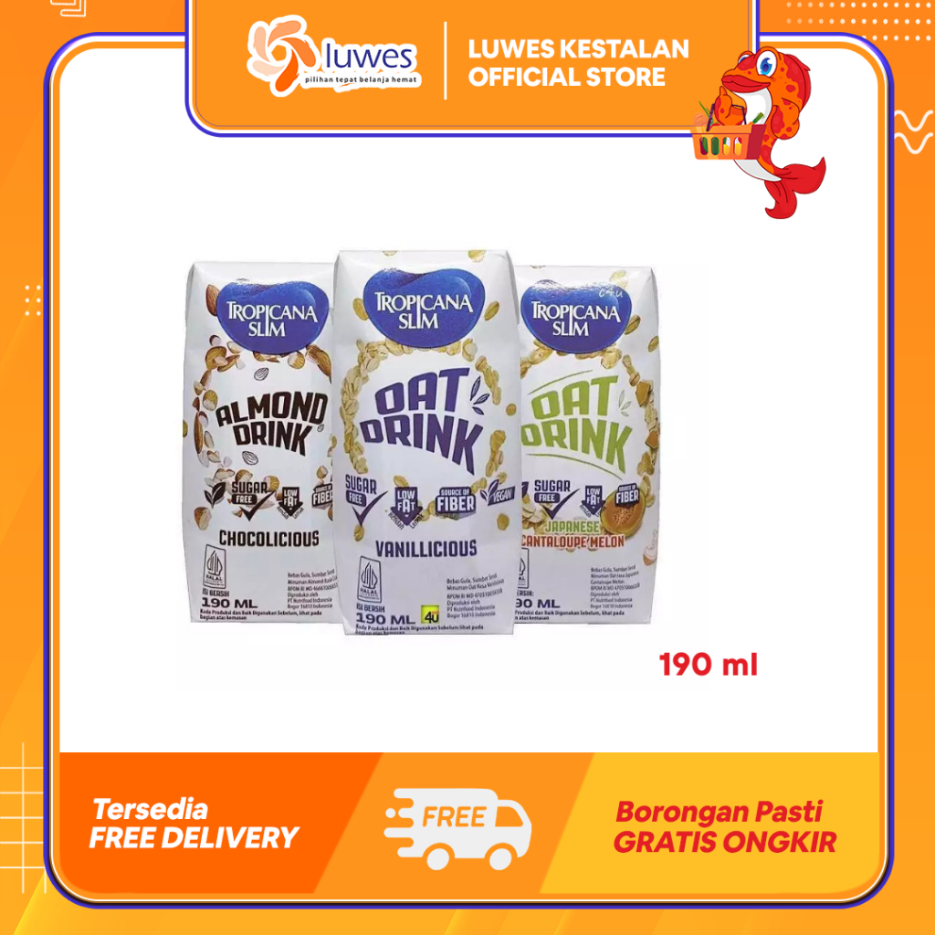 

Tropicana Slim Sereal 190ml All variant Solusi sarapan praktis & Bergizi