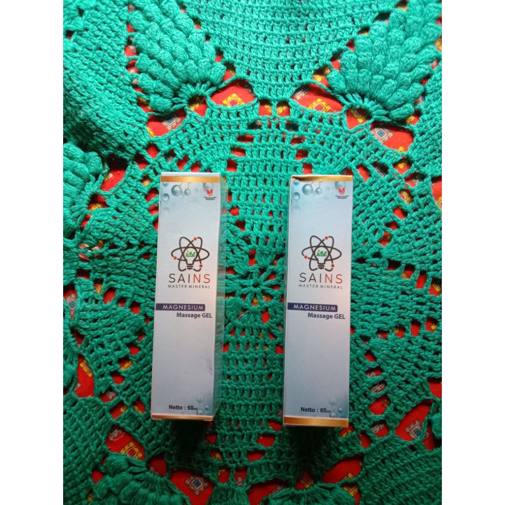 SAINS Magnesium Gel minyak urut  utk pijat dll
