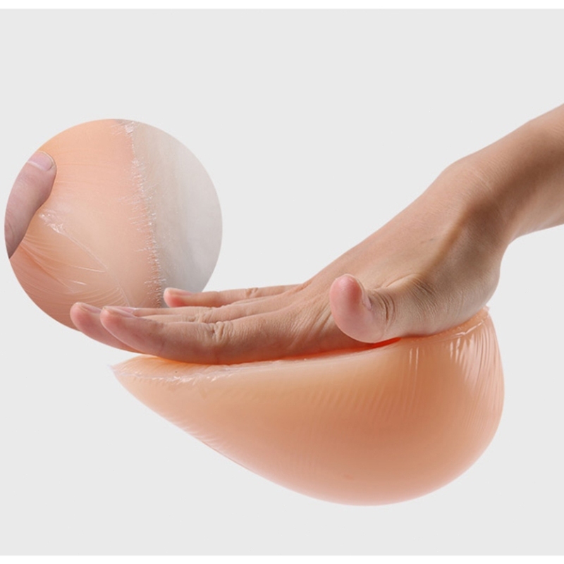 Self-adhesive Perekat Diri Kostum Cosplay Berdandan Pria Pembesar Payudara Payudara Palsu Leher Bent