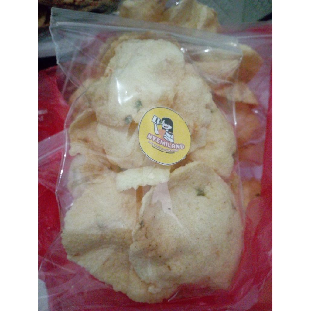 

keripik samiler pedas manis//kerupuk samiler pedas manis