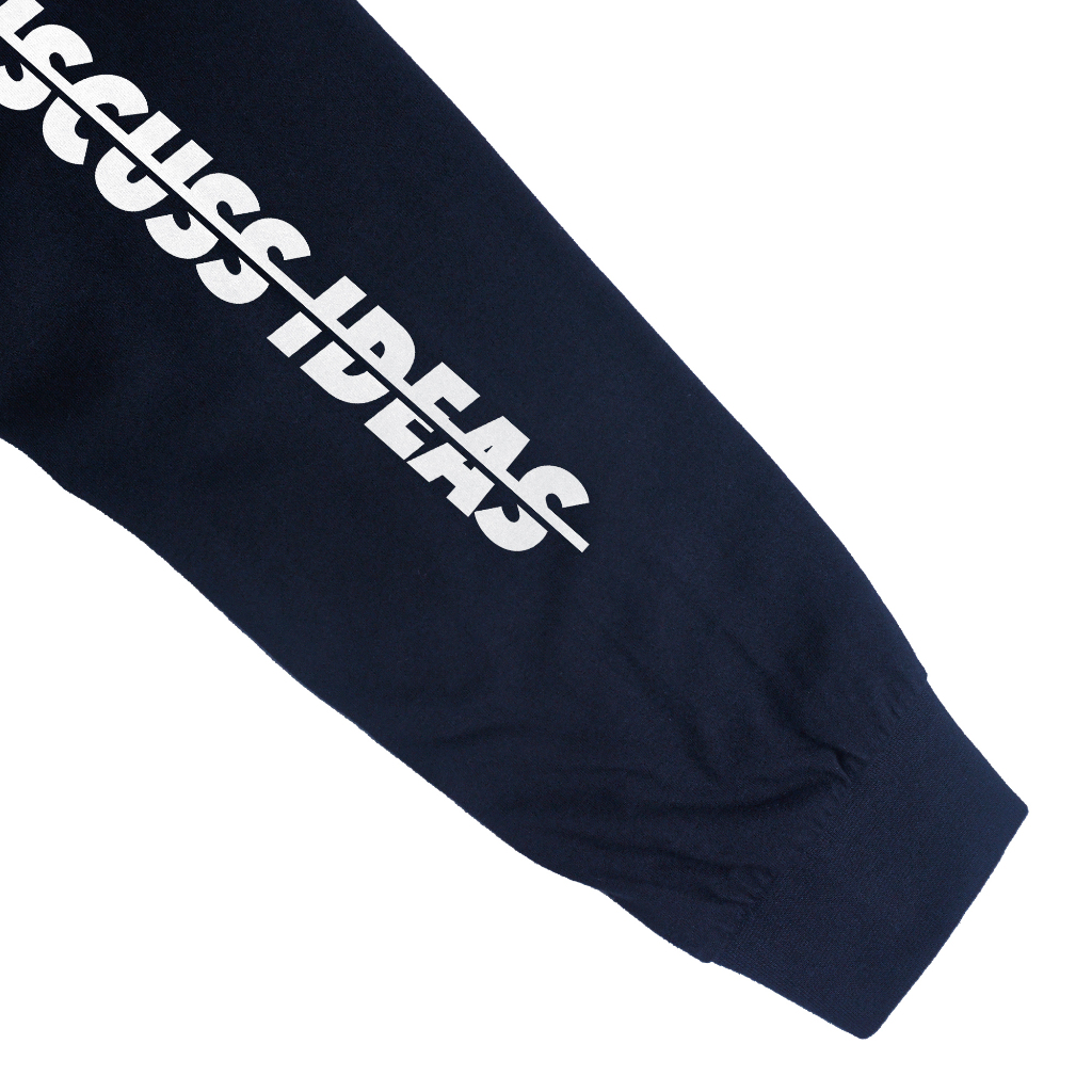 Troy Company Longsleeve Tshirt Navy Great Minds - Kaos Lengan Panjang Biru Navy LS 3161