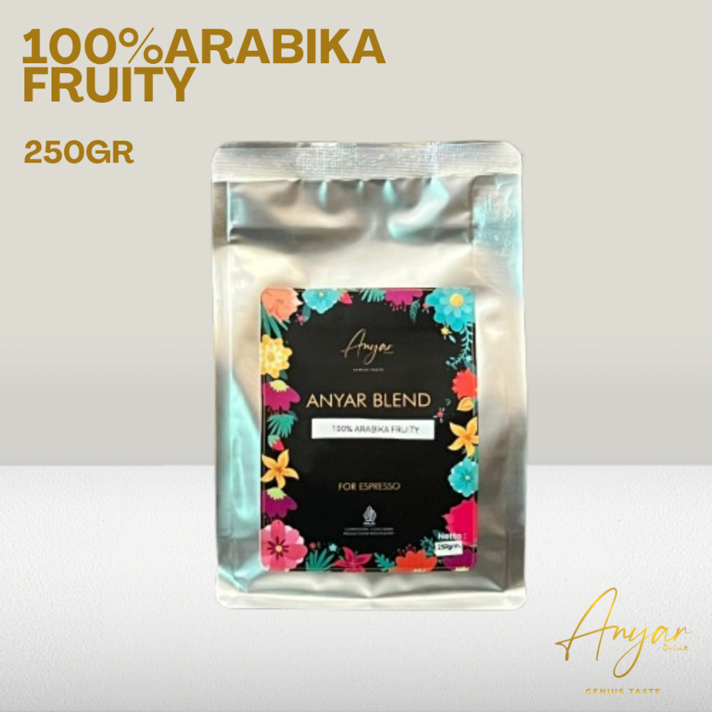 

Anyar Drink - Biji Kopi 100% Arabika Fruity 250gram - Espresso Beans 100% Arabika – Fruity & Aromatic Taste