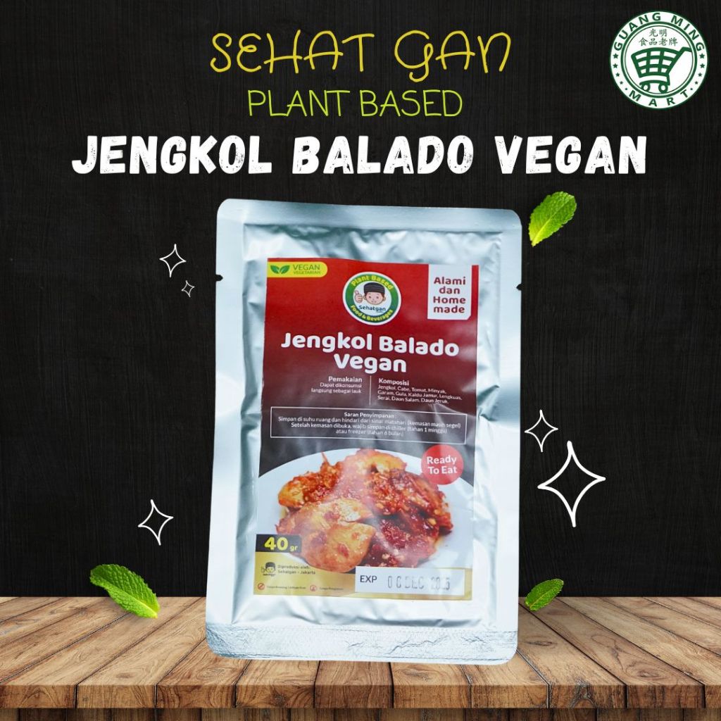 

Sehatgan Jengkol Balado Vegan Homemade Ready to eat - 40gr