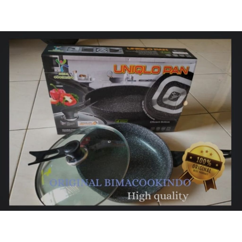 BIMA COOKINDO UNIQLO PAN 28CM original frypan