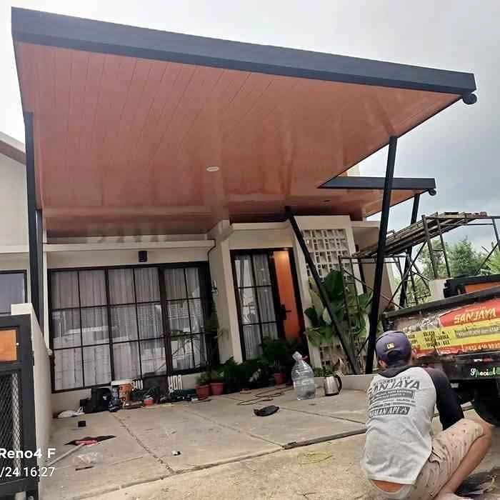 Kanopi plafon pvc rangka besi sidoarjo