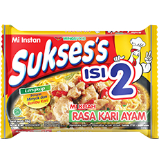 

MIE SUKSES ISI 2 RASA KARI AYAM