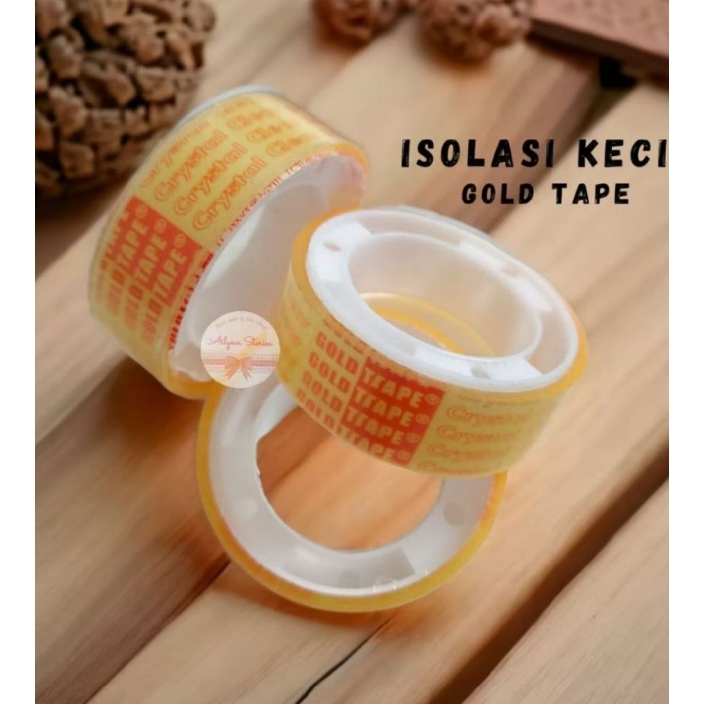 

Lakban Tape 12mm Mini Bening Isolasi