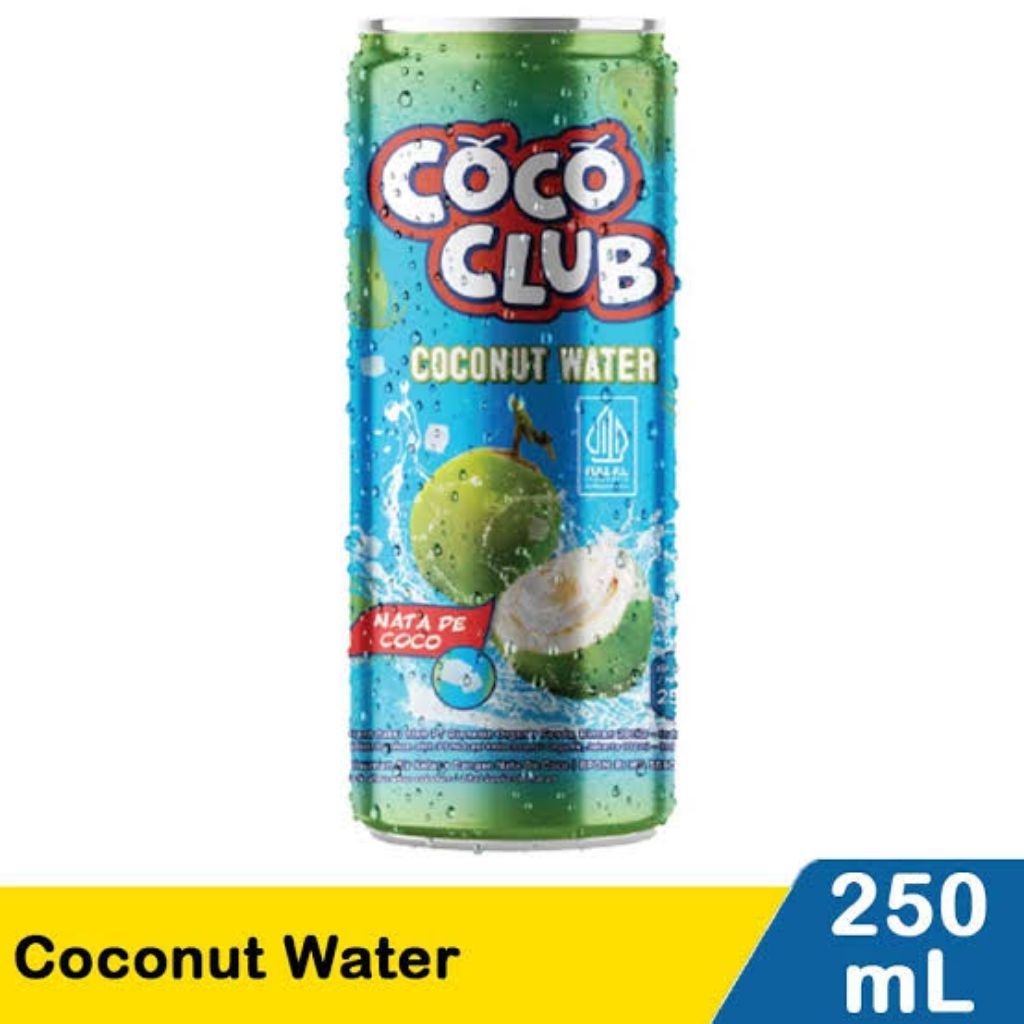 

Coco Club Coconut Water Can 250 ml / minuman air kelapa