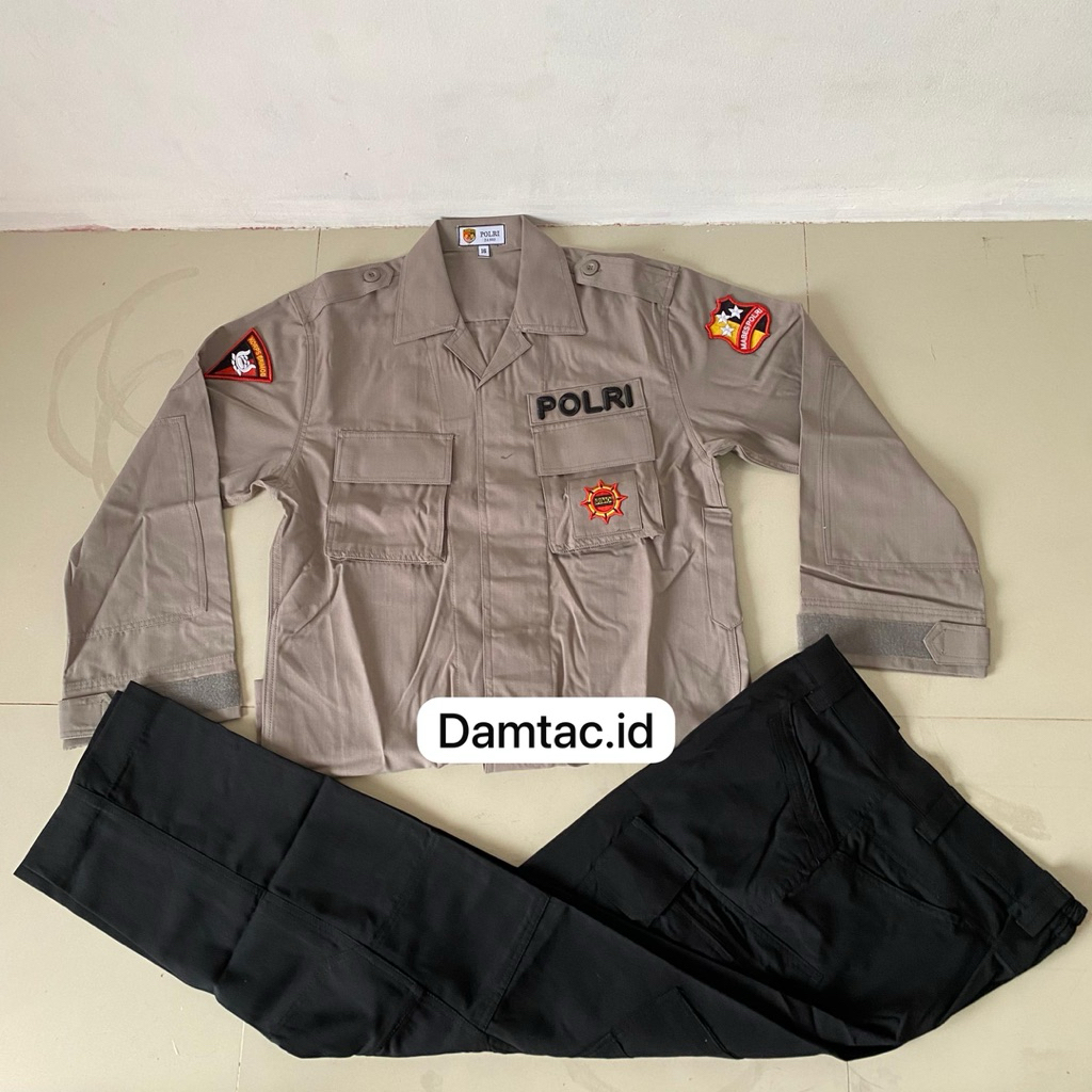 STEL PDL TWO TONE COKLAT TACTICAL JATAH BRIMOB TERBARU