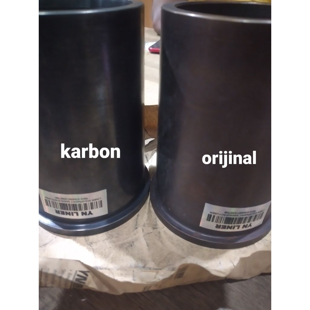 LINER BORING YN METAL TIPE CARBON DAN ORIJINAL  420 HV 4 T SPESIALIS COMPETISI BUAT TOURING,HEREX