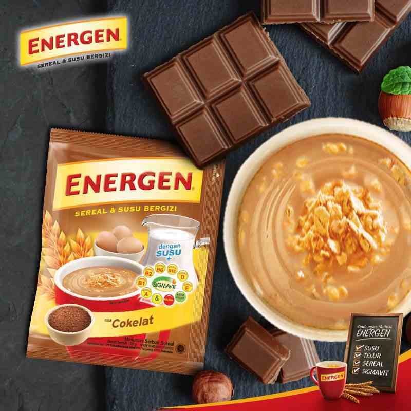 

Energen Cokelat 34gr - Sachet / Energen