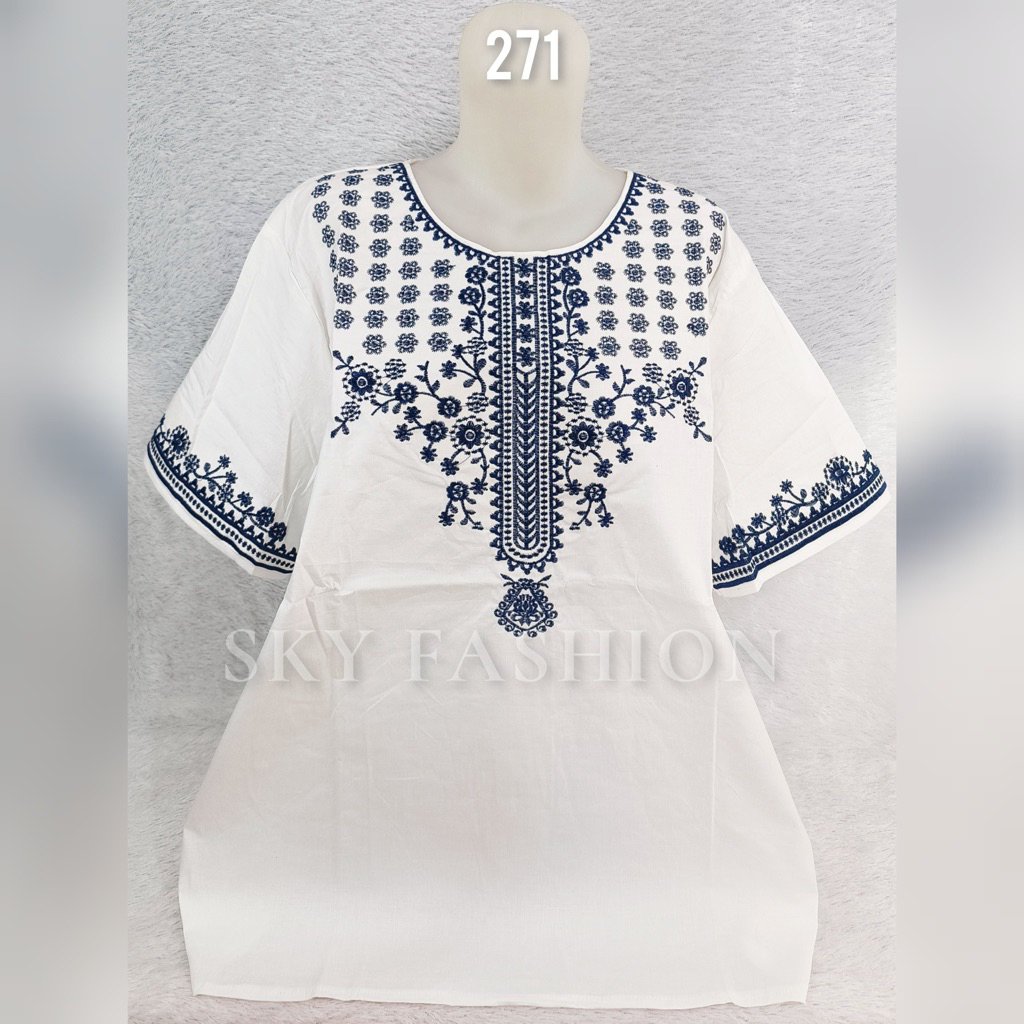 BLOUSE BANGKOK IMPORT/ ATASAN KATUN BORDIR/KAOS BANGKOK