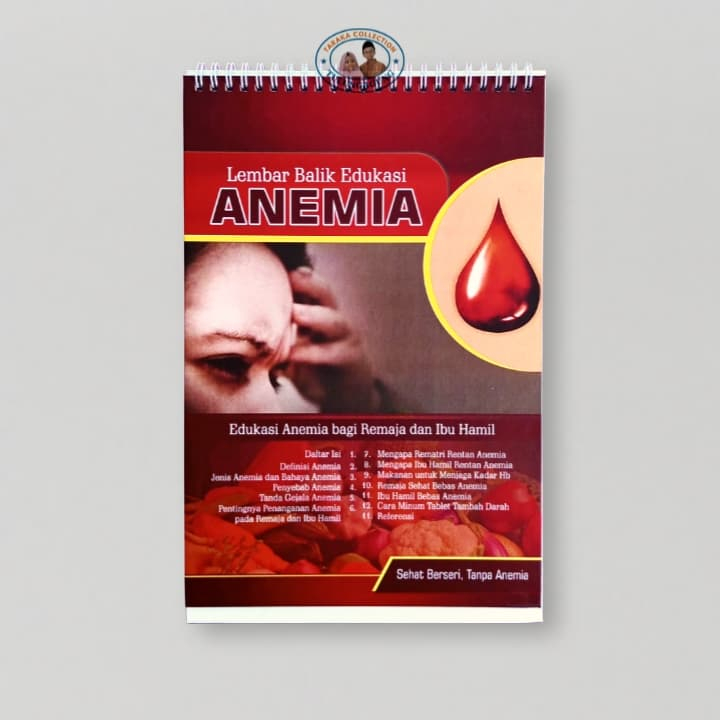 Buku Lembar Balik Anemia | Media Promkes Anemia Remaja dan Bumil